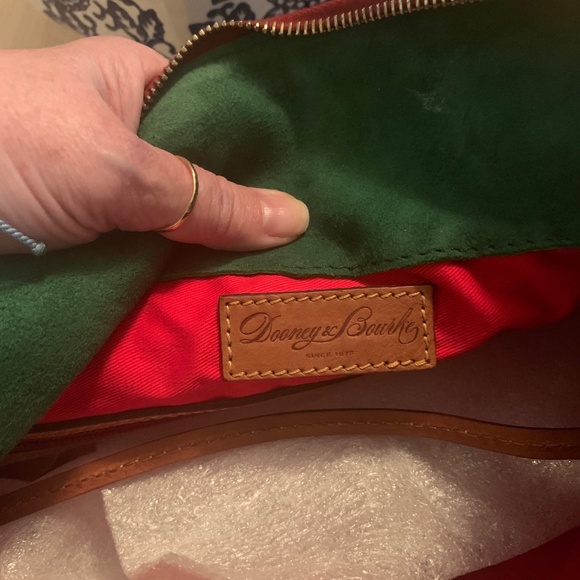 Natural Leather Dooney & Bourke Florentine Satchel - Picture 7 of 8